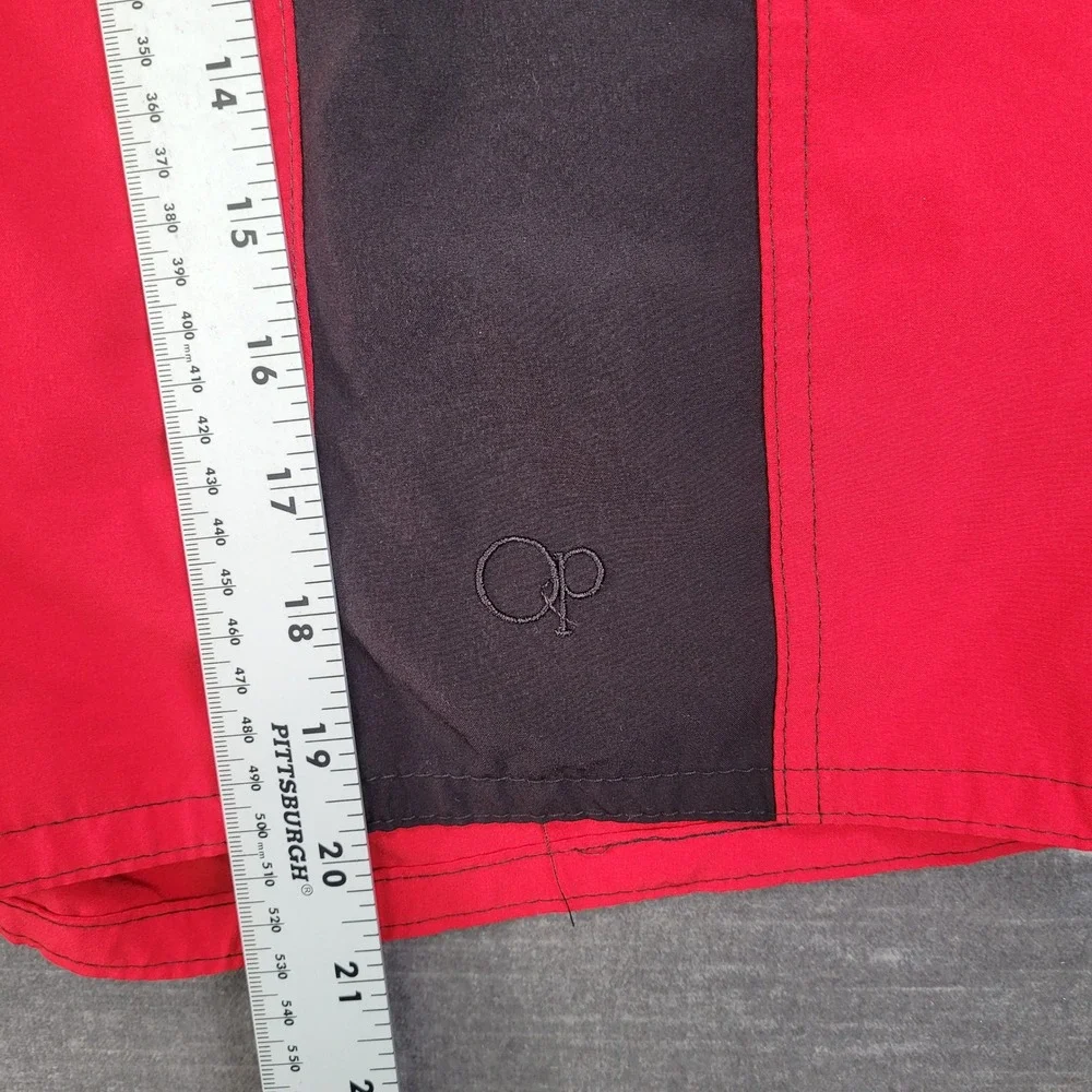 Ocean Pacific OP Mens Board Shorts Red‎ Black OPFLEX 4-Way Stretch Size 32